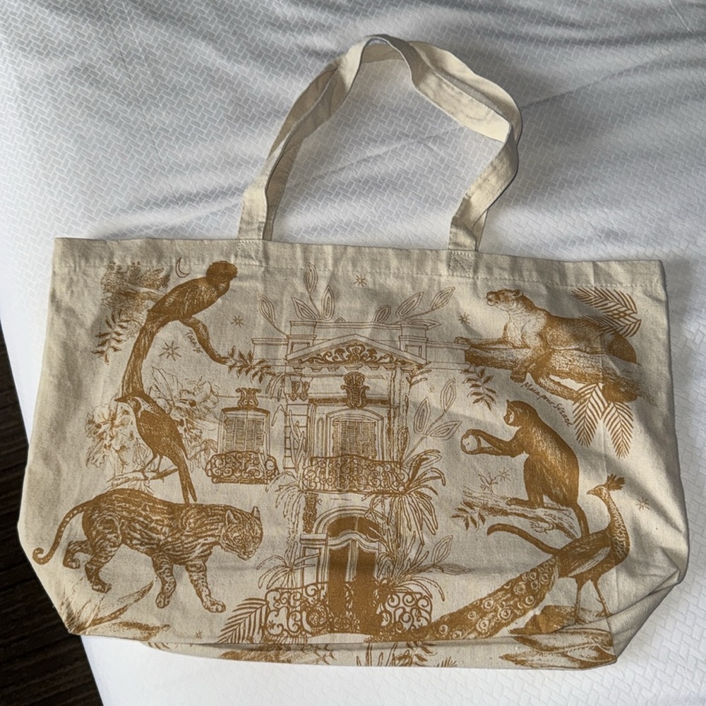 Sézane canvas tote bag - Picture 3 of 4